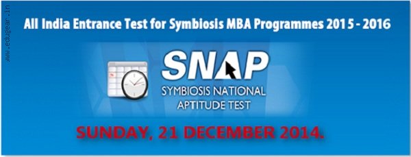 SNAP Test 2014 Announced by Symbiosis International University